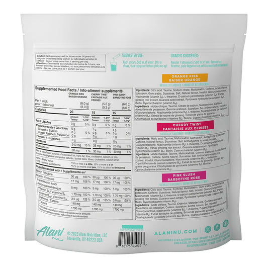 Alani NU - Ensemble de mélange pour boisson énergisante, Paquet de 30