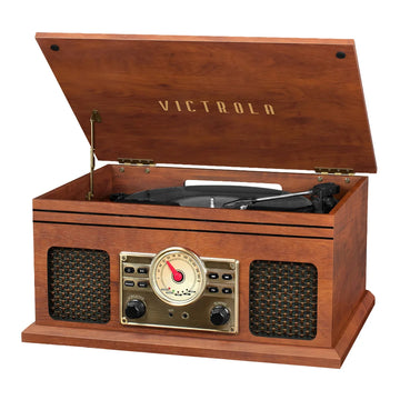 Victrola - Nostalgic système audio stéréo 4-en-1 avec tourne-disque à 3 vitesses