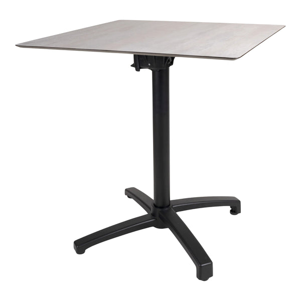 Technoflex Table de bistro commerciale - pied de table noir