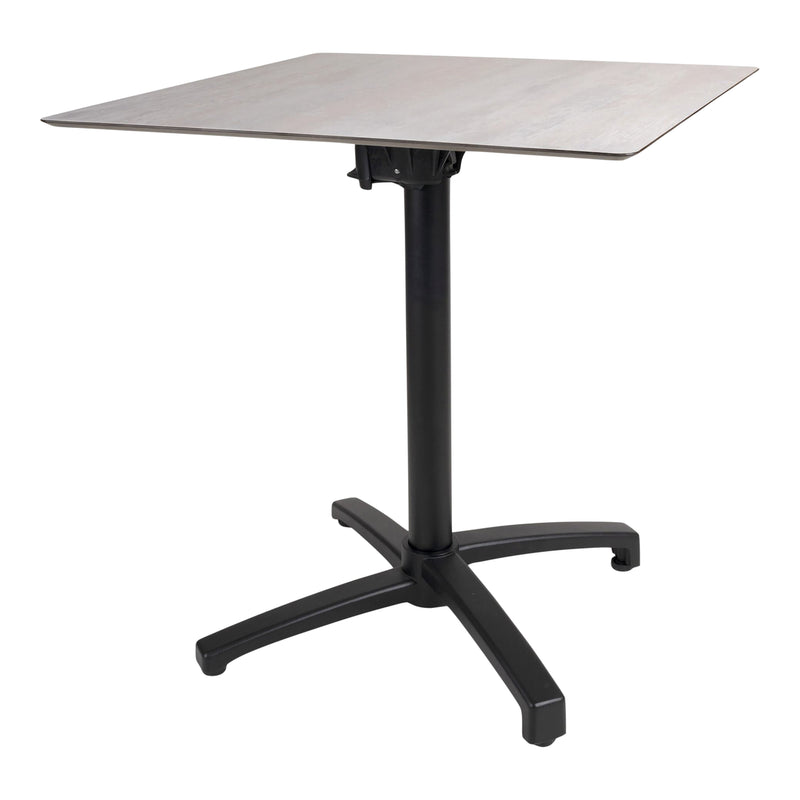 Technoflex Table de bistro commerciale - pied de table noir