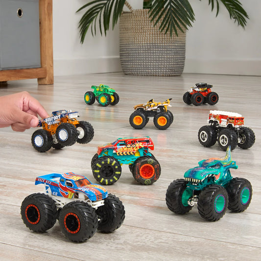 Hot Wheels - Monster Trucks - Coffret de 8 camions