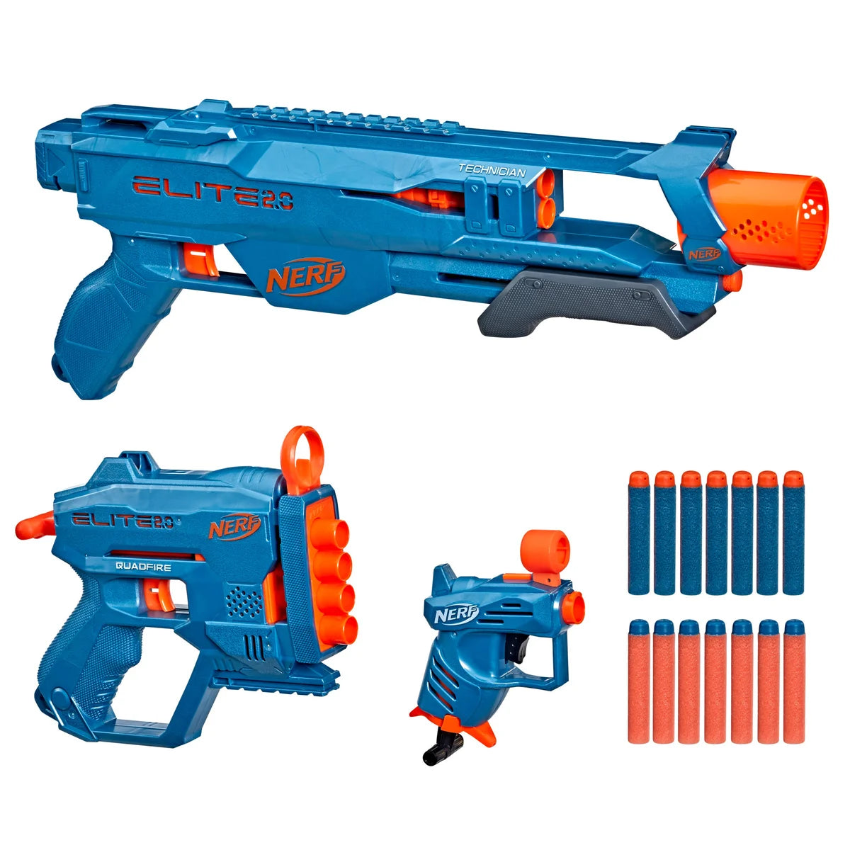 NERF Elite 2.0 Loadout Blaster Pack with 14 Foam Darts