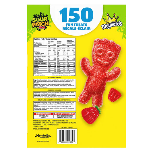 Maynards Sour Patch Kids - Assorted Treats, 4 lbs