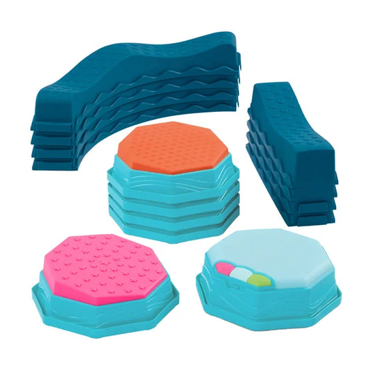 B toys - Poutres d'équilibre ondulées musicales
