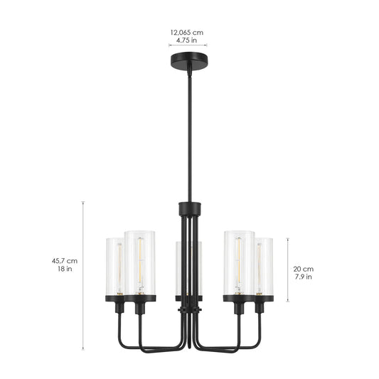 Empire Lighting - 5-Light Pendant Light