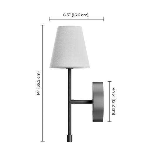 Globe Electric Wireless Rechargeable Wall Sconce, 2-pack