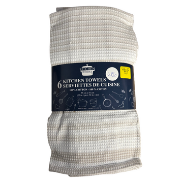 Safdie & Co - Woven kitchen towels - pack of 6