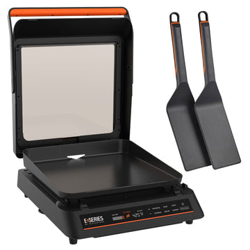 Blackstone E-Series - Plaque de cuisson électrique de table de 35,56 cm (14 po) avec 2 spatules