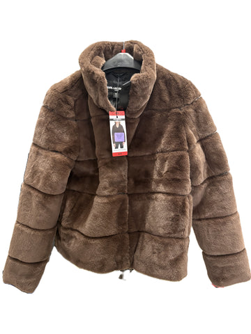 KARL LAGERFELD PARIS - Women's short faux fur coat