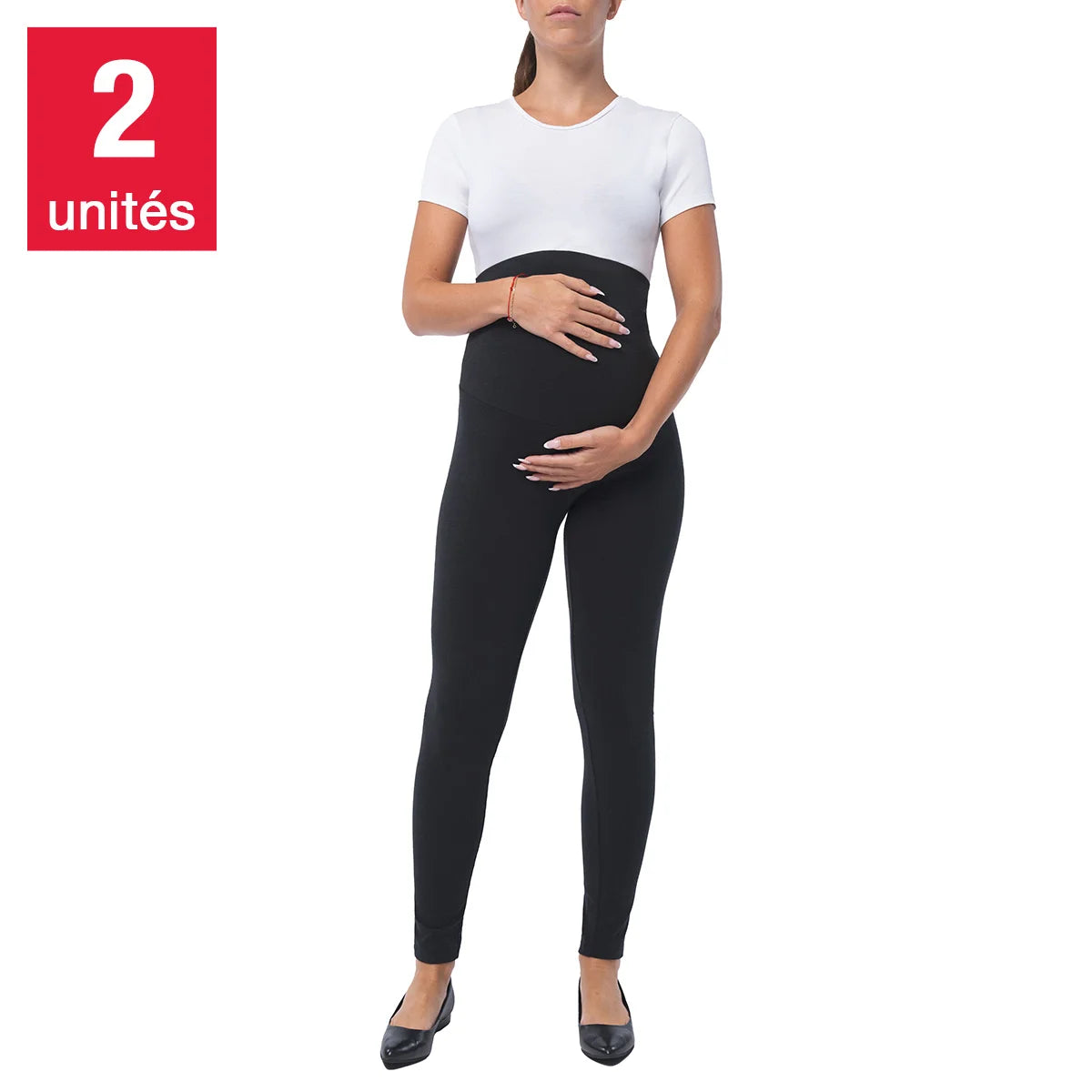 Parasuco - Legging de maternité, paquet de 2