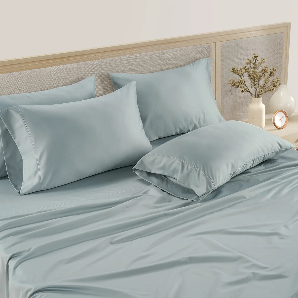 Ensemble De Draps Highgate Manor 400 TC – 100% Coton égyptien, Brodé, Taille Full, Neuf