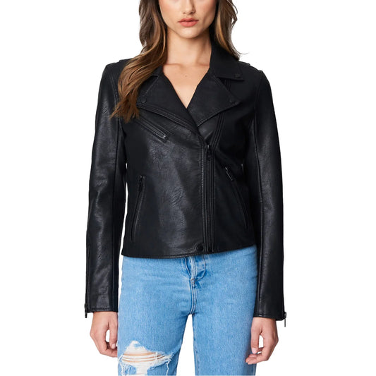 BLANKNYC - Ladies' imitation leather jacket