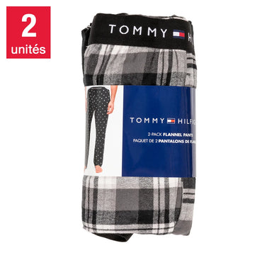 Tommy Hilfiger - pantalons en flanelle pour hommes, paquet de 2