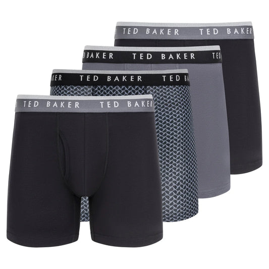 Ted Baker - Caleçons boxeurs pour hommes, paquet de 4