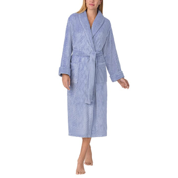 Room Service - Peignoir en peluche à torsades texturées pour femmes