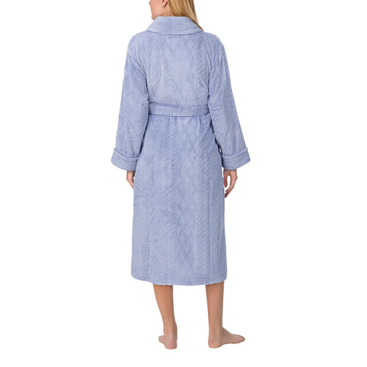 Room Service - Peignoir en peluche à torsades texturées pour femmes