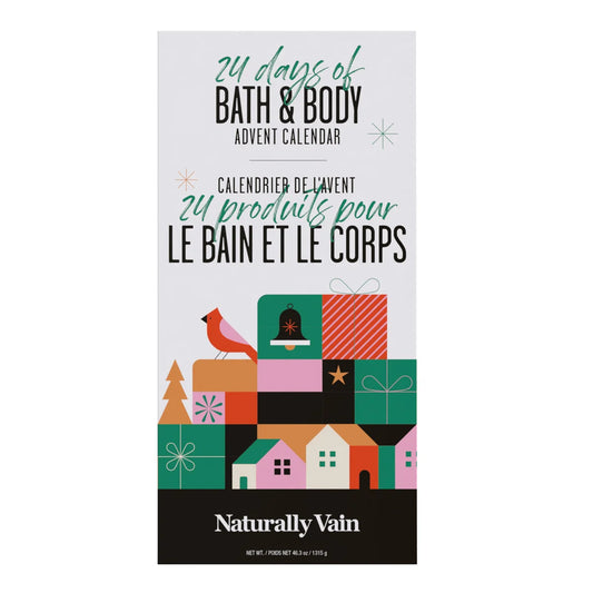 Naturally Vain vain - Advent calendar 24 Bath and body products