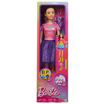 Barbie - 28 -pouces doll with fashion accessories - Asian doll