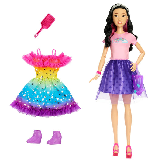 Barbie - Poupée 28-pouces avec accessoires de mode - Poupée asiatique