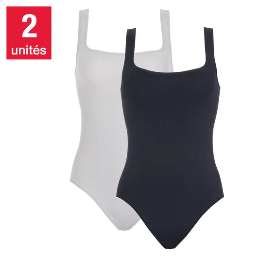 Jones New York Women's Seamless Bodysuit, 2-pack