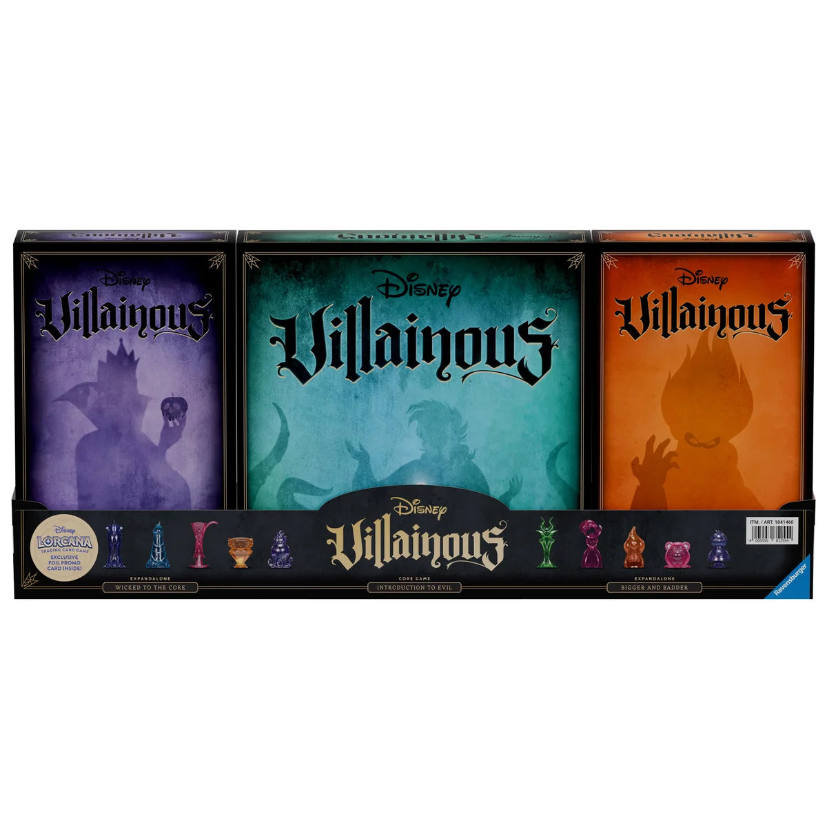 Disney Villainous Game Bundle avec carte Lorcana exclusive