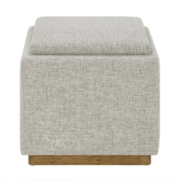 Thomasville - Petit pouf de rangement en tissu