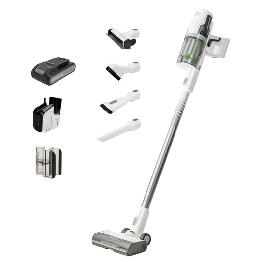 Greenworks - aspirateur-balai 24V avec batterie 4,0Ah et chargeur mural