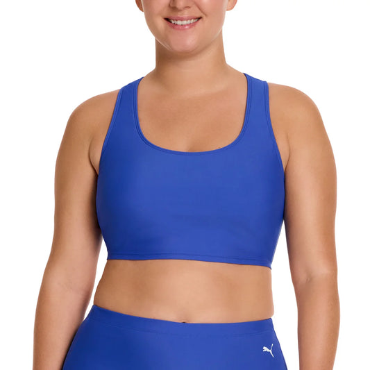 Puma Women's Cropped Tank Swimsuit Top