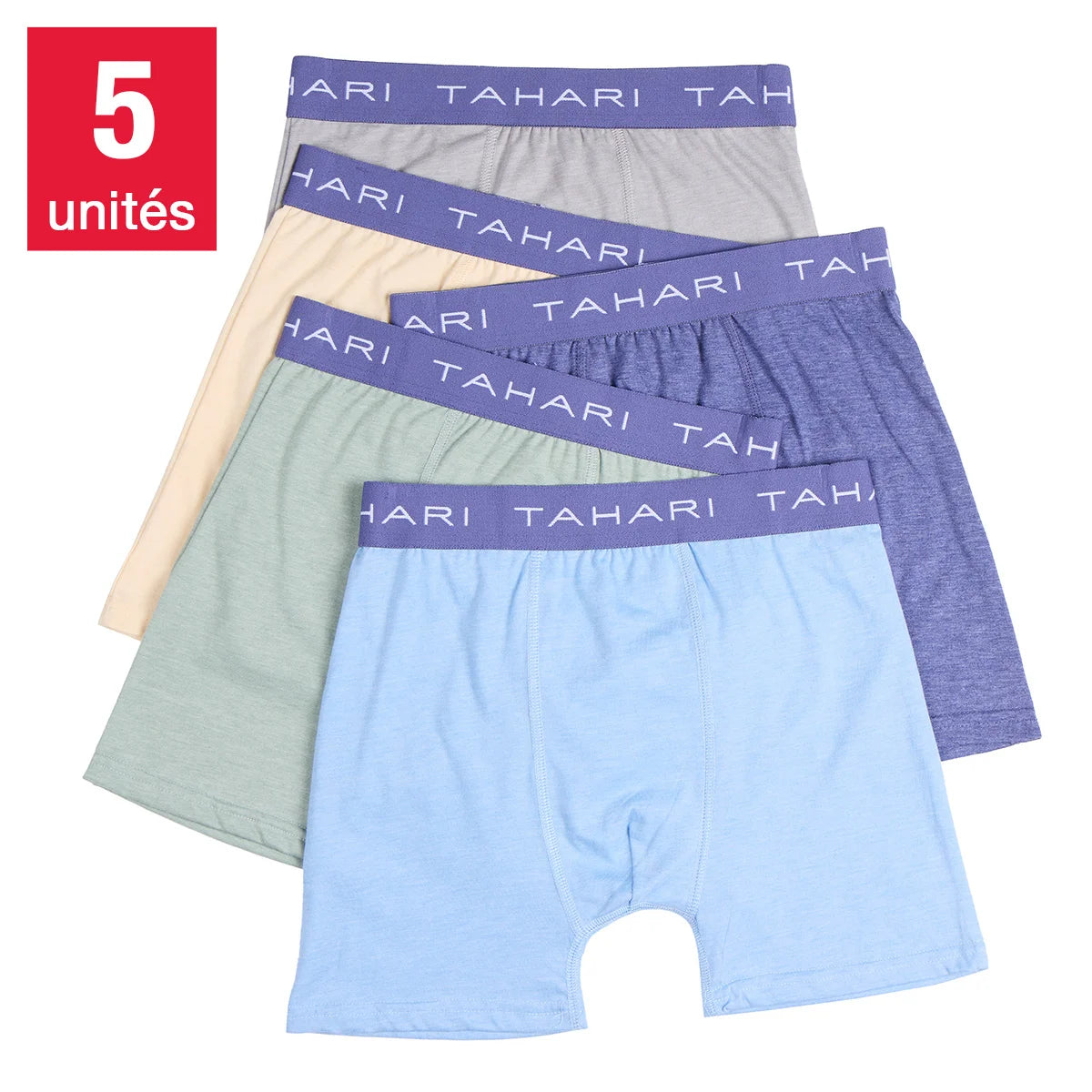 Tahari - Boys Fitted Boxer, 5 Pack