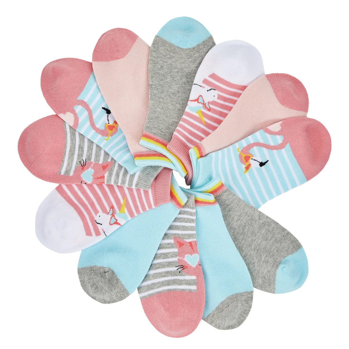 Trimfit Girls Socks, 12 pair