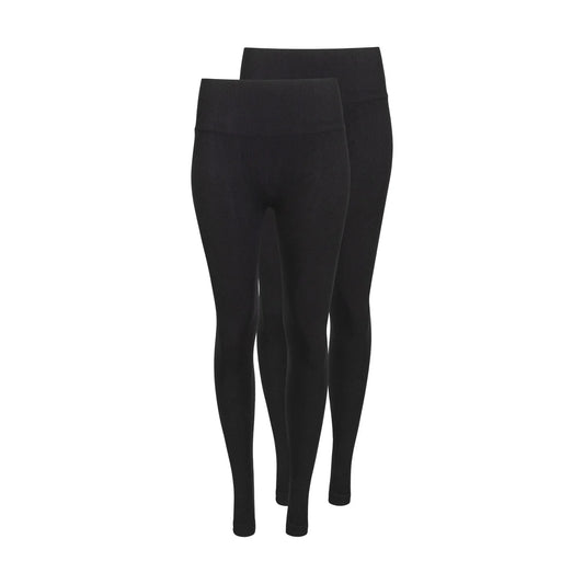 Lemon - Legging côtelé pour femmes, paquet de 2
