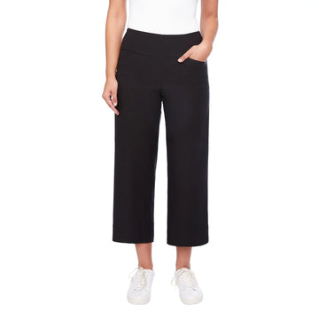 S.C. & CO. - Capri enfilable à jambe large avec maintien du ventre 360 degré pour femmes