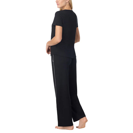 Midnight by Carole Hochman Women's Crepe Knit Sleep Set, 2-piece