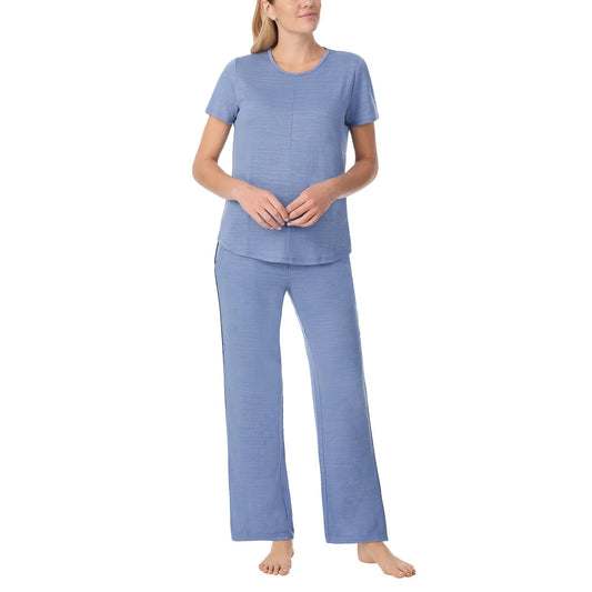 Midnight by Carole Hochman Women's Crepe Knit Sleep Set, 2-piece
