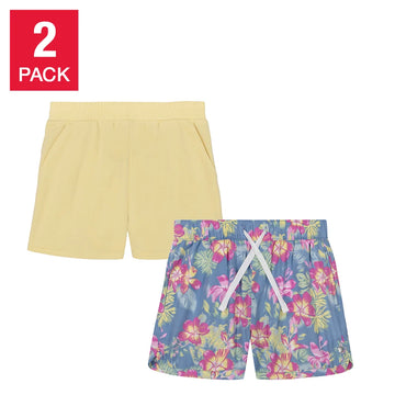 Roxy - Girls' Shorts, 2-Pack