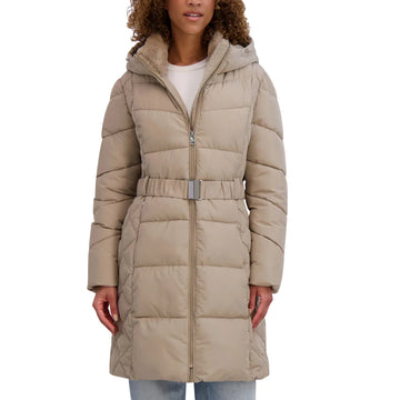 Andrew Marc - Women's Long Jacket with Belt