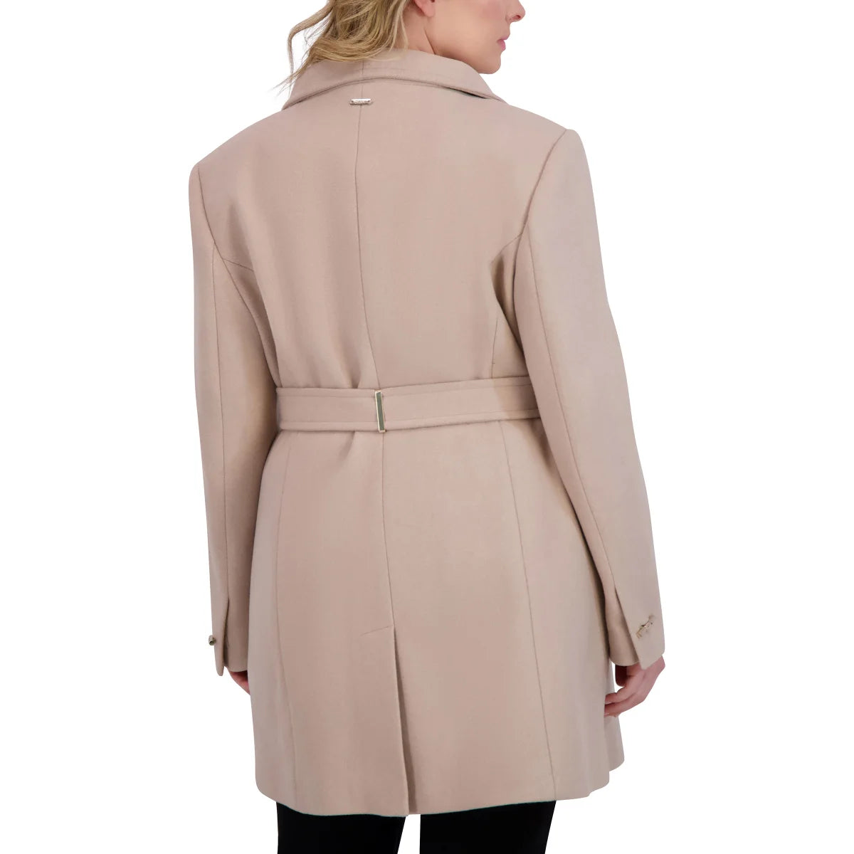 DKNY Women's Shawl Collar Belted Jacket