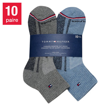 Tommy Hilfiger Men’s Quarter Sock, 10-pack