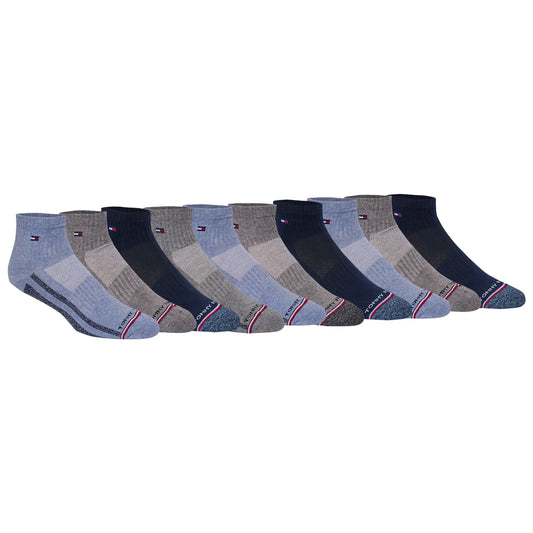 Tommy Hilfiger Men’s Quarter Sock, 10-pack