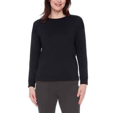 UP! - Women's Modal Tencel Round Neck Long Sleeve Top