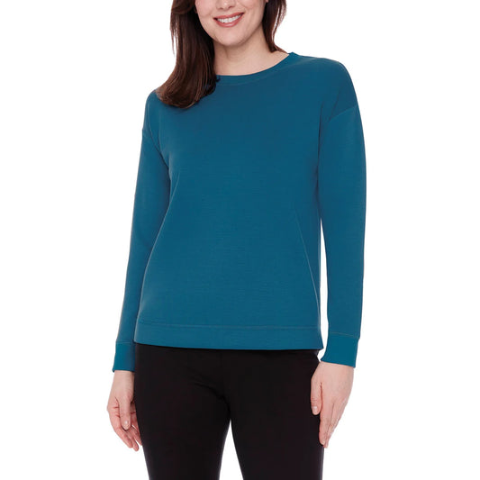 UP! - Women's Modal Tencel Round Neck Long Sleeve Top
