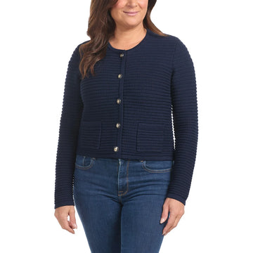Hilary Radley - Cardigan boutonné sur le devant pour femmes