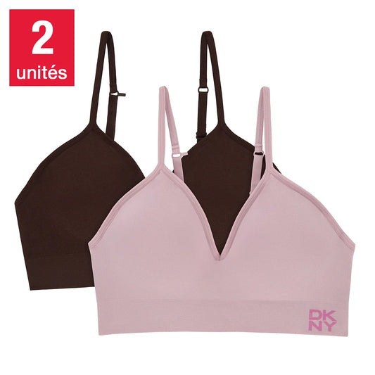 DKNY Women's 2-Pack Seamless Bra Set