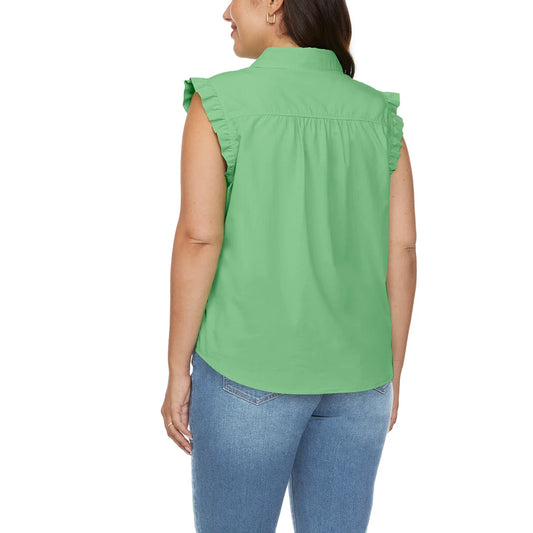 Loft – Blouse volantée sans manches pour femme