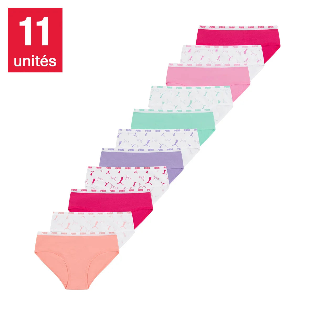 Puma Girls Bikini, 11-pack