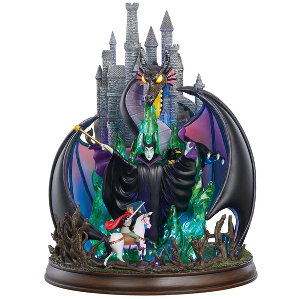 Disney Halloween - Château de Maléfique avec lumières et musique
