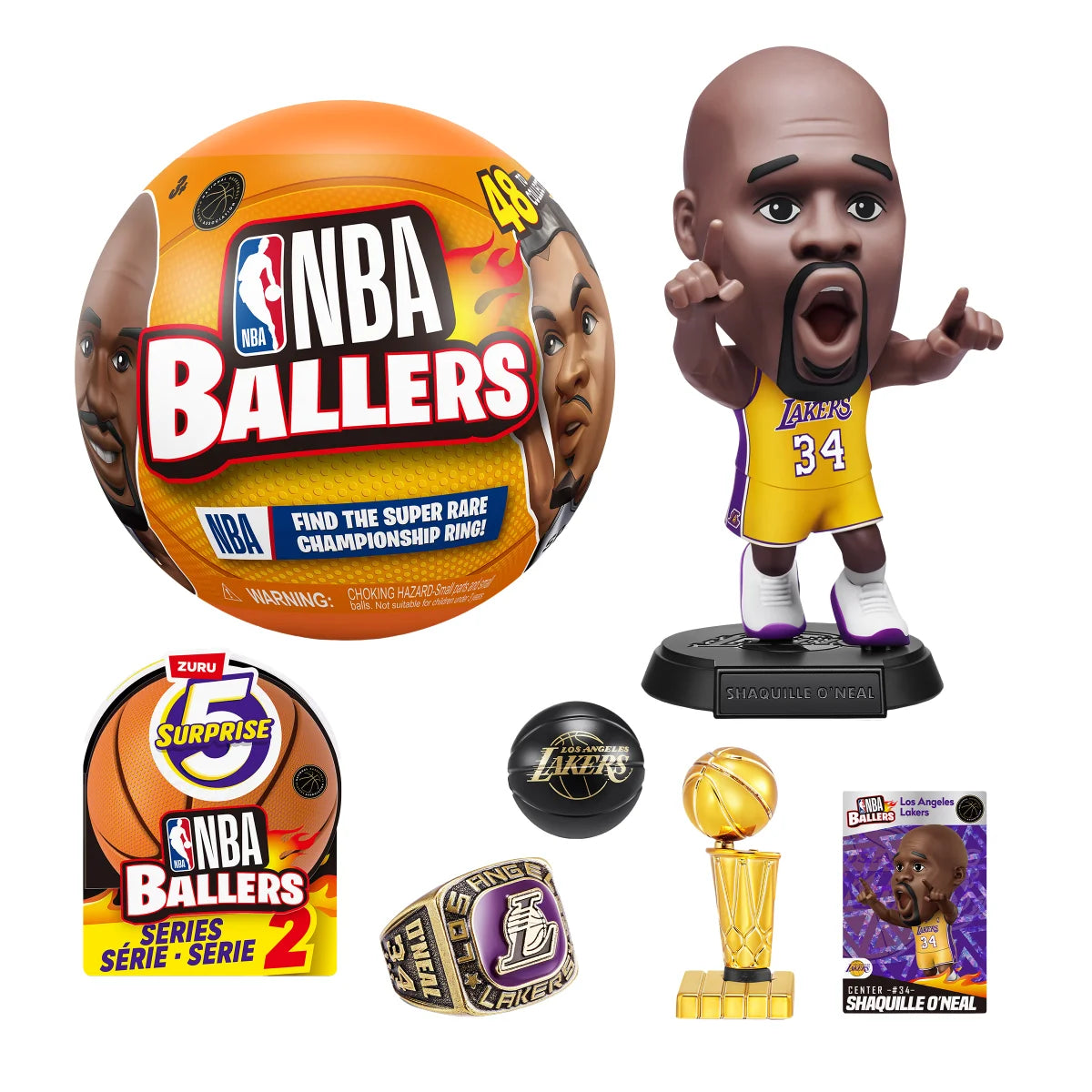 5 Surprise NBA Ballers - Series 2 - Pack of 4