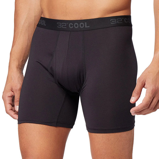 32 Degrees - Boxeur ajusté en filet confort pour homme, paquet de 3