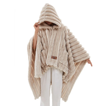 Frye - Jeté à porter en similifourrure moelleuse