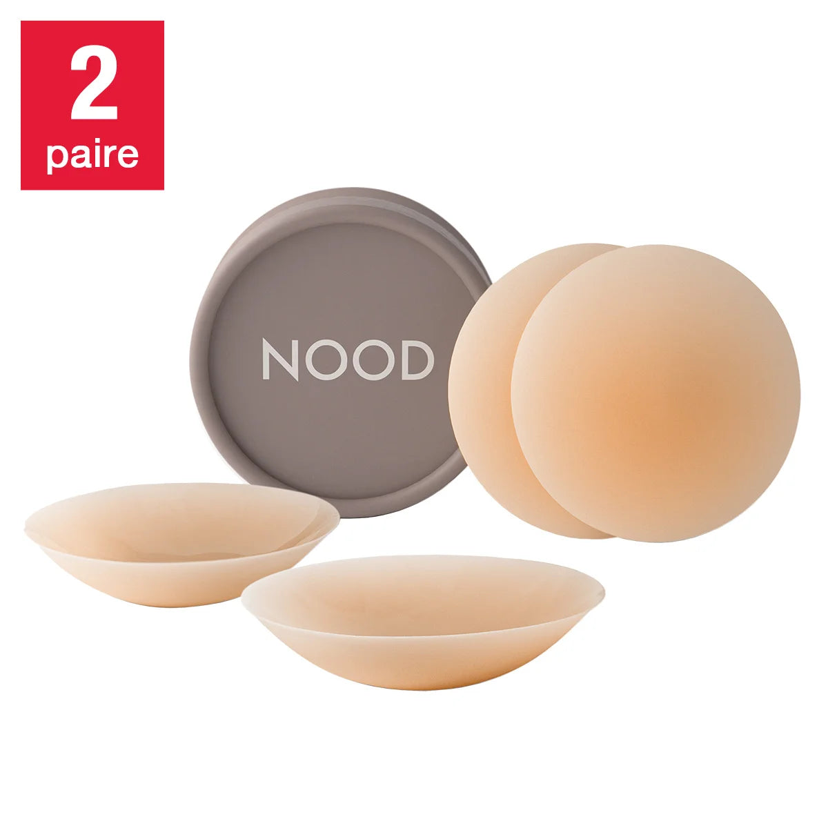 NOOD Ensemble de 2 Ensembles de 2 pièces Cache-Tétons Adhésifs pour femmes